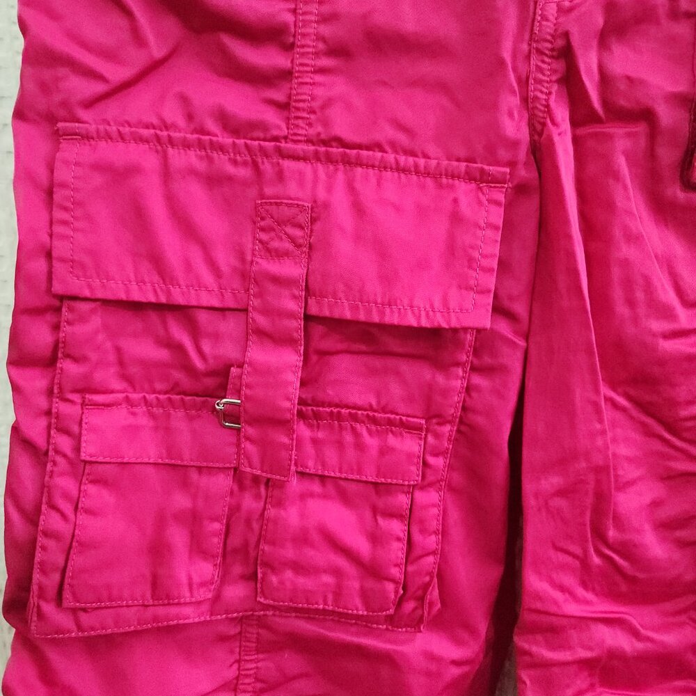 Vintage Y2K Limited Too Hot Pink Cargo Pants Size 14 Fits Women’s Small - Picture 10 of 16